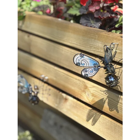 Glass Wing Honeybee Pot Hanger