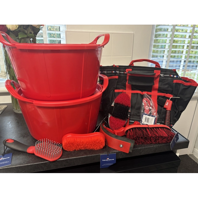 Additional Image for Red buckets & Grooming set