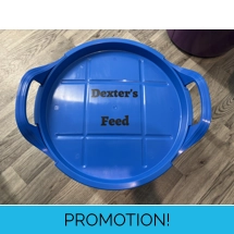 Feed bucket x 1 personalised
