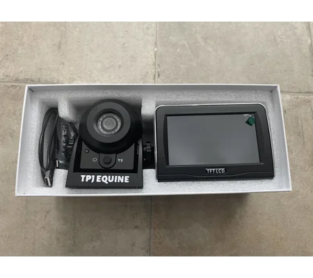 Trailer camera with LCD