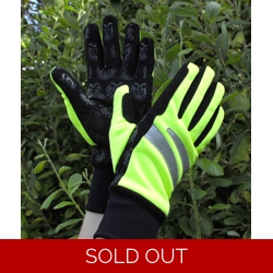 Neon gloves