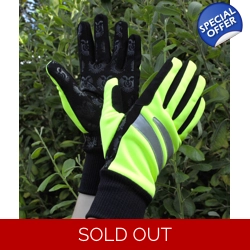 Neon gloves