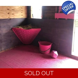 Pink stable mats x 6