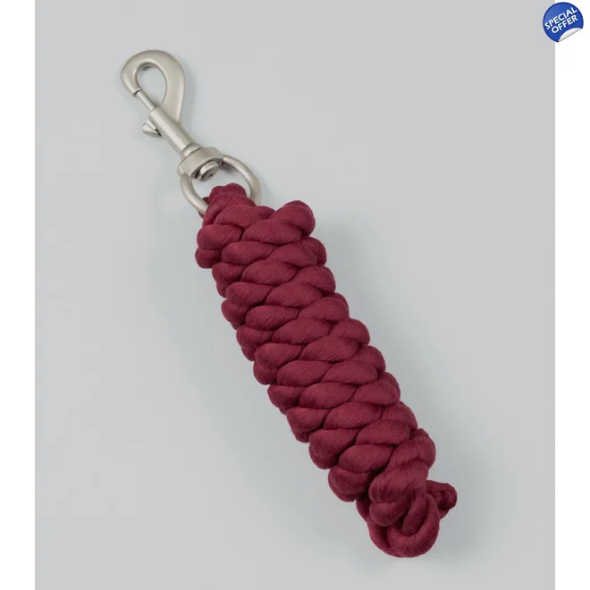 product Image for Polycotton Lead Rope: 2 Meters Burgundy