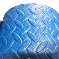 Blue roll matting