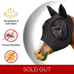 Stretch fly mask