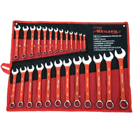 25 Pc Combination Spanner Set