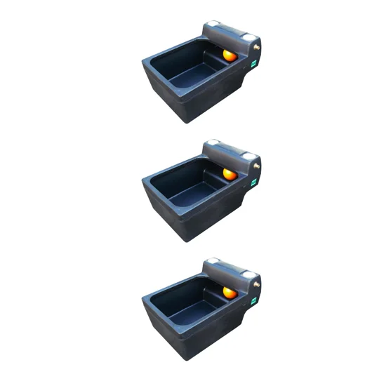 3 x water troughs