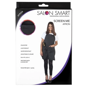 Salon Smart Screen Me Protective Apron In Black