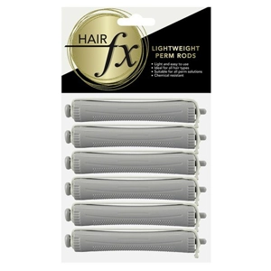 Hair FX Lightweight Perm Rod - Grey 14mm 6pk