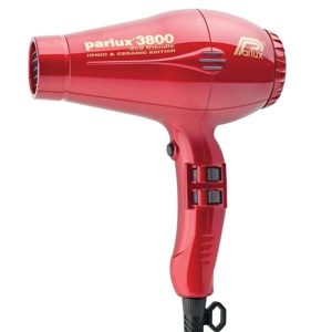 Parlux 3800 Ionic & Ceramic Hair Dryer - Red