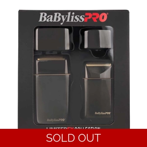 Babyliss Pro Gunmetal Double & Single Foil Shaver Set