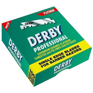 Derby Platinum Professional Single Edge Razor Blades Pack Of 100
