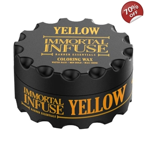 Immortal Infuse Yellow Coloring Hair Wax 100ml
