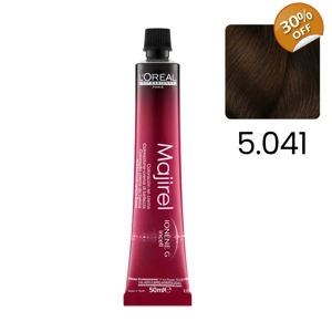 Loreal Majirel Permanent Hair Colour 5,041 Natural Copper Ash Light Brown