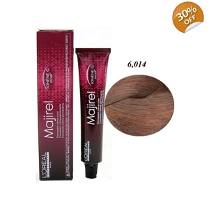 Loreal Majirel Permanent Hair Colour 6,014 Natural Ash Copper Dark Blonde
