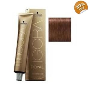 Schwarzkopf IGORA ROYAL 6-580 Dark Blonde Gold Red Natural 60g -