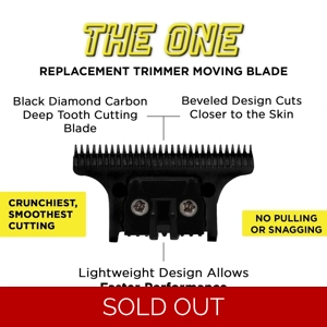 Gamma+ THE ONE Deep DLC Black Diamond Cutting Blade for Trimmer