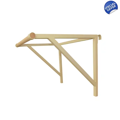 Bara Tractiuni Atasabila la Spalier Gimnastica 72x65x57 cm, BT1, Lemnaria Jder,