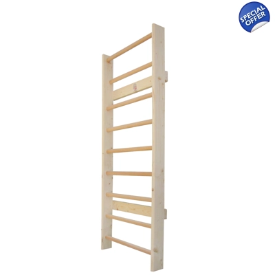 Spalier Gimnastica Standard, 200×80 cm, Lacuit, 9 Bare – M121L