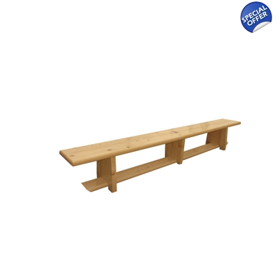 Banca Gimnastica, 200x25x30 cm, Lacuita Natur - B20L