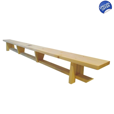 Banca Gimnastica, 300x25x30 cm, Lacuita Natur - B30L