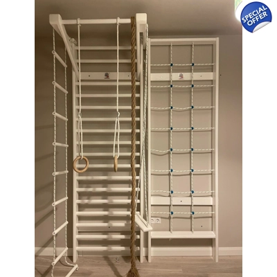 Spalier Gimnastica 260x160 cm, Multifunctional, Colorat, 15 Bare - M5860LC
