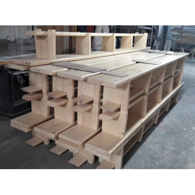 Banca Gimnastica, 200x25x30 cm, Lacuita Natur - B20L