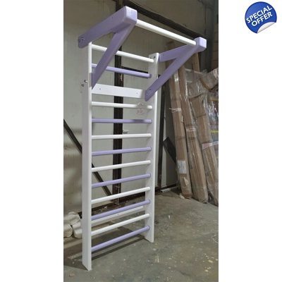 Spalier Gimnastica 200x80 cm, Multifunctional, Colorat, 12 Bare - M7020C3