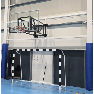 Consola Baschet Rabatabila la Perete, Proiectie in Teren 1,2 m, CBRPS01
