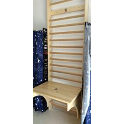 Spalier gimnastica 200/80 cm, Multifunctional, M1.12080L, cu bara tractiuni tip masa