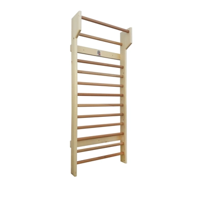 Spalier Gimnastica SCHROTH, 200x80 cm, Lacuit Natur, 12 Bare - M220L