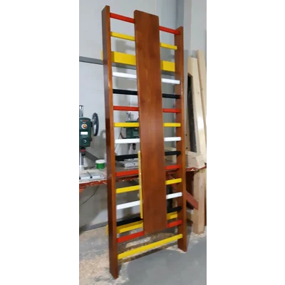Banca de Abdomene Colorata Pliabila pentru Spalier, 200 x 25 x 60 cm, BA01C