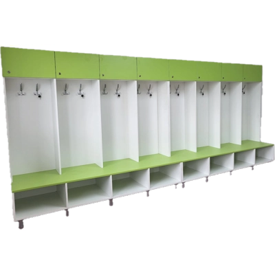 Dulap Vestiar Sport cu Bancă și Suport Pantofi - Model Profesional | Lemnăria Jder® - DLVBP3LJ