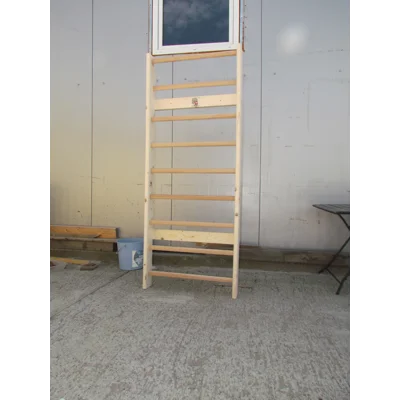 Spalier Gimnastica 200x80 cm, Lacuit, 9 Bare, M121L