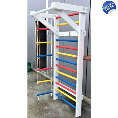 Spalier Gimnastica, 200x80 cm, Multifunctional, COLORAT, 12 Bare - M7120LC2