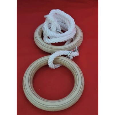 Inele gimnastica din lemn 24 cm