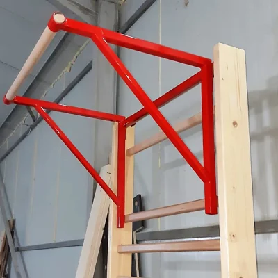 Bara de Tractiuni Colorata, Atasabila la Spalier de Gimnastica, 72x65x57 cm, BTC4