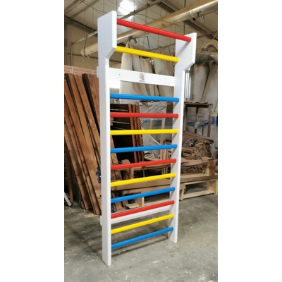 Spalier Gimnastica SCHROTH, 200x80 cm, Colorat, 12 Bare - M220LC12