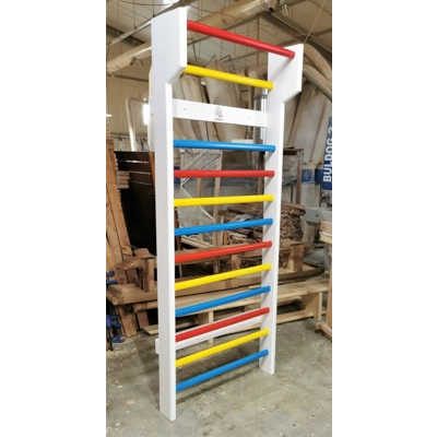 Spalier Gimnastica SCHROTH, 200x80 cm, Colorat, 12 Bare - M220LC12