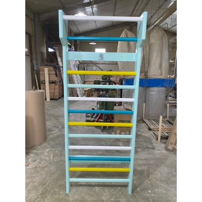 Spalier Gimnastica SCHROTH, 200x80 cm, Colorat, 12 Bare - M220LC4