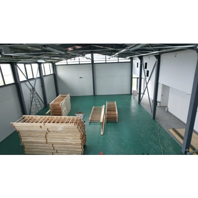 Spalier Gimnastica Sali de sport, 277,5x80 cm, Lacuit Natur, 13 Bare - MSS27713L