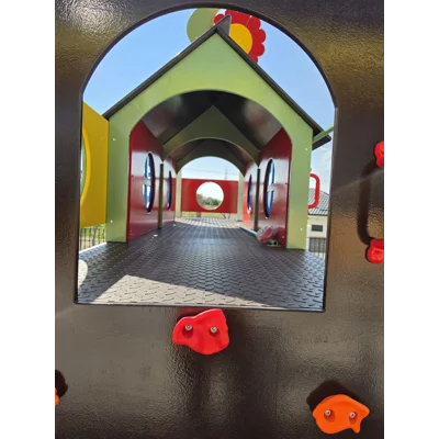 Complex de Joaca Exterior cu 3 Tobogane | Lemnaria Jder CJE01