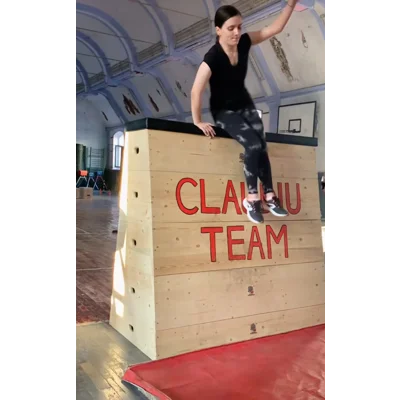 Lada gimnastica examen 160x160 cm, lemn masiv, LGE1616