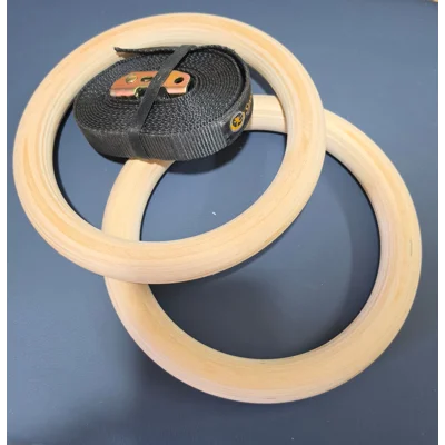 Inele gimnastica din lemn 24 cm