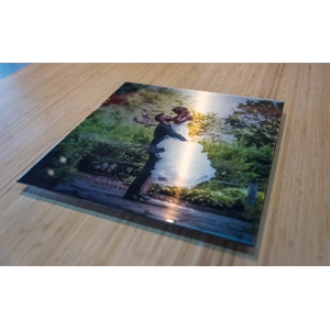 Epoxy Brushed Aluminum Print