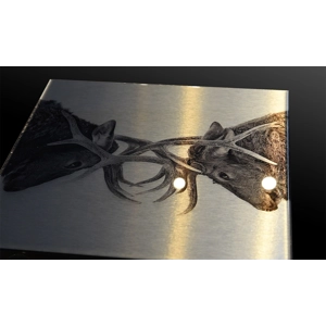 Epoxy Brushed Aluminum Print