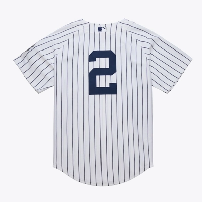 Men's Derek Jeter White New York Yankees 2014 Authentic Home Jersey