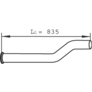 EXHAUST PIPE DAF