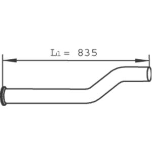 EXHAUST PIPE DAF